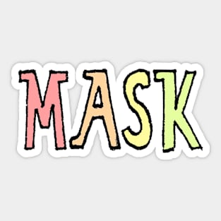 Mask mask Sticker